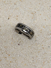 Load image into Gallery viewer, Steampunk Watch Parts Gears Mechanical Inlay Glow Ring - 8mm - Please choose Ring Material & Size