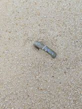 Load image into Gallery viewer, April Birthstone / Stackable Mother's Ring - Crystal Ice Opal Iridescent Glow Ring - 4mm wide - Custom Options - Please choose Ring Size & Type