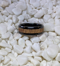 Load image into Gallery viewer, Rosewood Custom Inlay Ring - Please choose Ring Material, Ring Size &amp; Width
