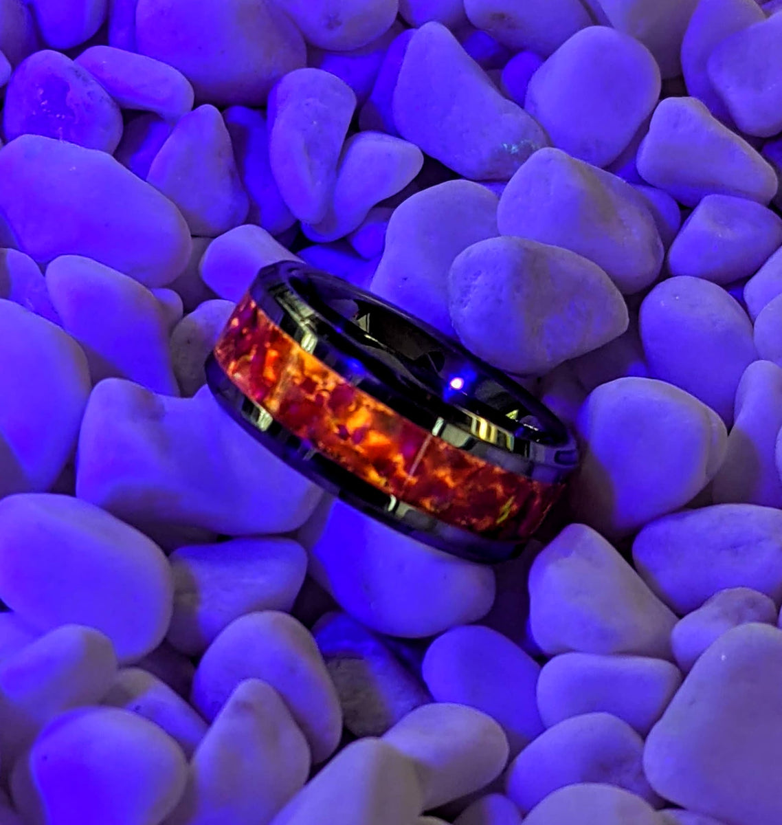 Opal Inlay Glow Rings – Phidelity Design